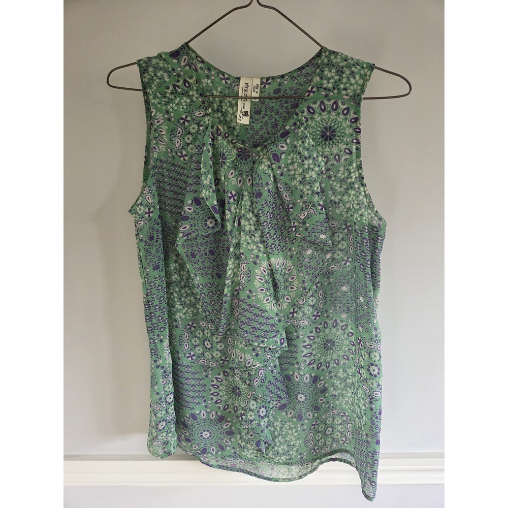 S Green and Purple Tank
